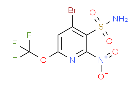 4-Bromo-2-nitro-6-(trifluoromethoxy)pyridine-3-sulfonamide