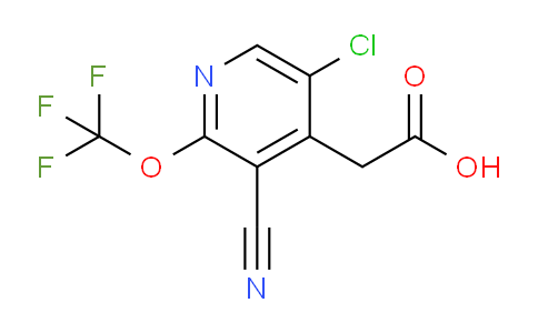 5-Chloro-3-cyano-2-(trifluoromethoxy)pyridine-4-acetic acid