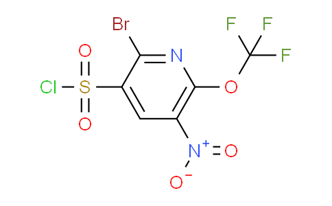 2-Bromo-5-nitro-6-(trifluoromethoxy)pyridine-3-sulfonyl chloride
