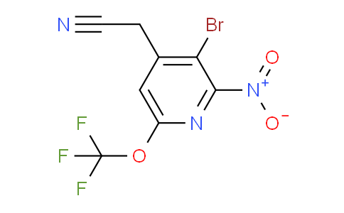 AM185693 | 1804580-96-8 | 3-Bromo-2-nitro-6-(trifluoromethoxy)pyridine-4-acetonitrile