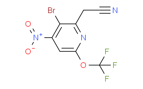 AM185698 | 1803469-87-5 | 3-Bromo-4-nitro-6-(trifluoromethoxy)pyridine-2-acetonitrile