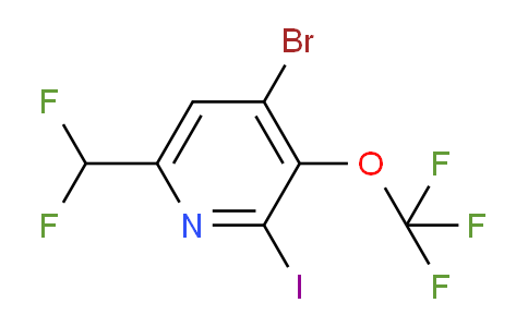 AM185700 | 1804472-13-6 | 4-Bromo-6-(difluoromethyl)-2-iodo-3-(trifluoromethoxy)pyridine