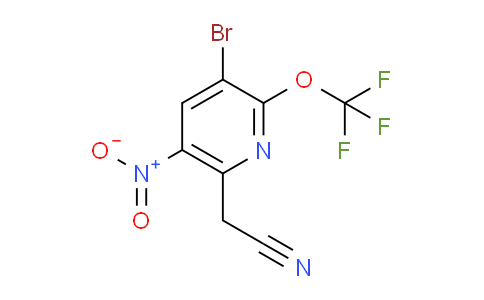 AM185701 | 1803469-98-8 | 3-Bromo-5-nitro-2-(trifluoromethoxy)pyridine-6-acetonitrile