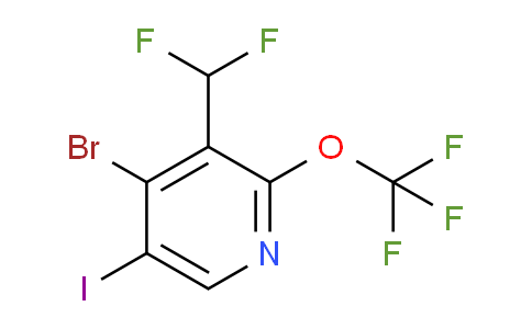 AM185703 | 1804648-93-8 | 4-Bromo-3-(difluoromethyl)-5-iodo-2-(trifluoromethoxy)pyridine