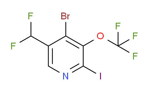AM185705 | 1803957-10-9 | 4-Bromo-5-(difluoromethyl)-2-iodo-3-(trifluoromethoxy)pyridine