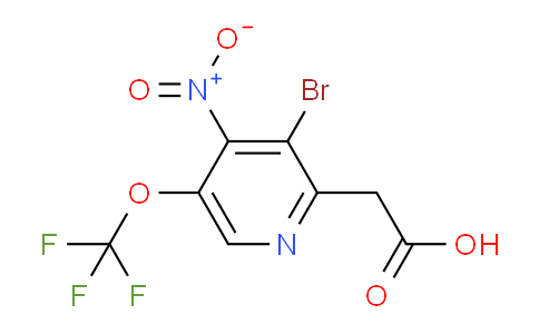 AM185708 | 1804655-51-3 | 3-Bromo-4-nitro-5-(trifluoromethoxy)pyridine-2-acetic acid