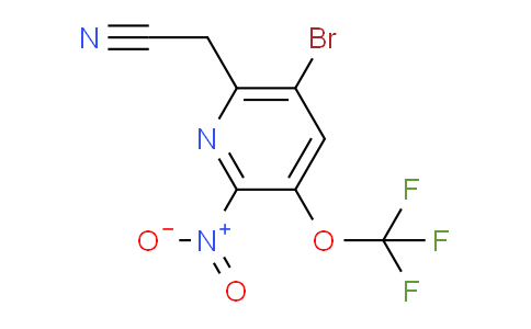 AM185710 | 1804581-13-2 | 5-Bromo-2-nitro-3-(trifluoromethoxy)pyridine-6-acetonitrile