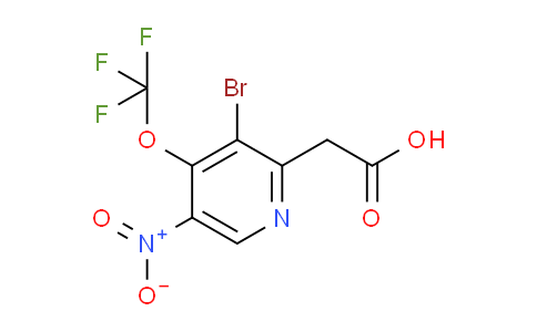 AM185711 | 1803639-71-5 | 3-Bromo-5-nitro-4-(trifluoromethoxy)pyridine-2-acetic acid