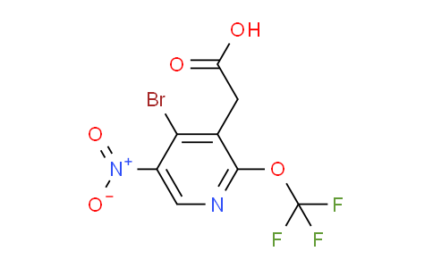 AM185720 | 1806124-38-8 | 4-Bromo-5-nitro-2-(trifluoromethoxy)pyridine-3-acetic acid