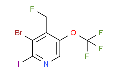 AM185723 | 1804648-31-4 | 3-Bromo-4-(fluoromethyl)-2-iodo-5-(trifluoromethoxy)pyridine