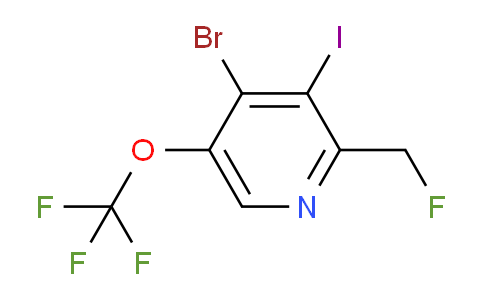 AM185731 | 1804451-93-1 | 4-Bromo-2-(fluoromethyl)-3-iodo-5-(trifluoromethoxy)pyridine