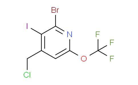 2-Bromo-4-(chloromethyl)-3-iodo-6-(trifluoromethoxy)pyridine