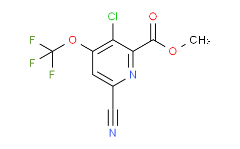 Methyl 3-chloro-6-cyano-4-(trifluoromethoxy)pyridine-2-carboxylate