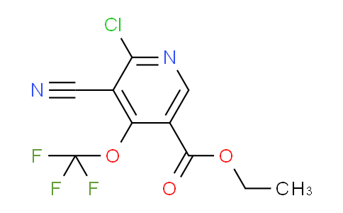 Ethyl 2-chloro-3-cyano-4-(trifluoromethoxy)pyridine-5-carboxylate