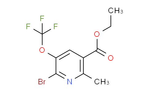 AM185759 | 1806088-27-6 | Ethyl 2-bromo-6-methyl-3-(trifluoromethoxy)pyridine-5-carboxylate