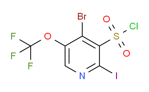 AM185762 | 1804393-72-3 | 4-Bromo-2-iodo-5-(trifluoromethoxy)pyridine-3-sulfonyl chloride