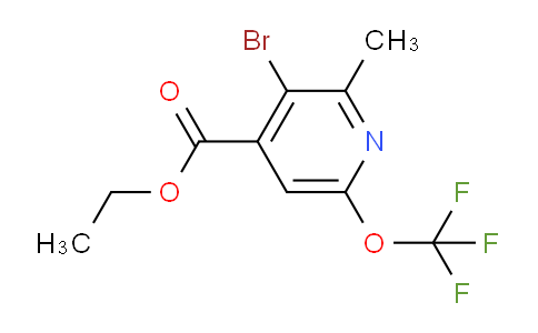 AM185764 | 1806088-31-2 | Ethyl 3-bromo-2-methyl-6-(trifluoromethoxy)pyridine-4-carboxylate