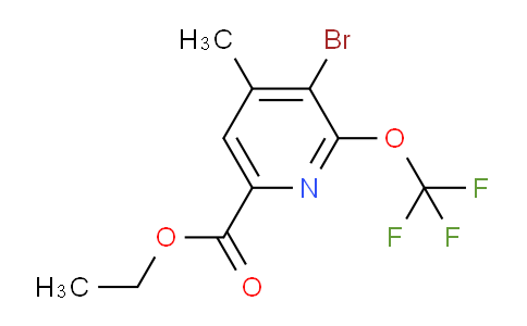 AM185766 | 1806088-36-7 | Ethyl 3-bromo-4-methyl-2-(trifluoromethoxy)pyridine-6-carboxylate