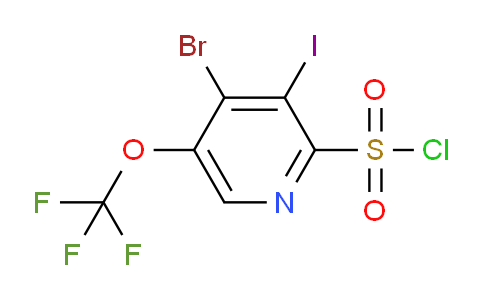 AM185767 | 1806176-26-0 | 4-Bromo-3-iodo-5-(trifluoromethoxy)pyridine-2-sulfonyl chloride