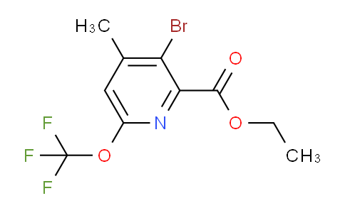 AM185768 | 1803957-19-8 | Ethyl 3-bromo-4-methyl-6-(trifluoromethoxy)pyridine-2-carboxylate
