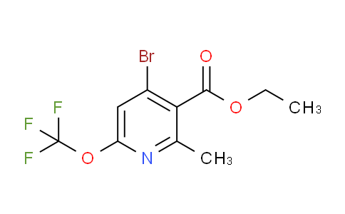 Ethyl 4-bromo-2-methyl-6-(trifluoromethoxy)pyridine-3-carboxylate