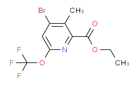 AM185777 | 1806082-57-4 | Ethyl 4-bromo-3-methyl-6-(trifluoromethoxy)pyridine-2-carboxylate