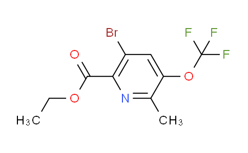 AM185779 | 1806220-53-0 | Ethyl 5-bromo-2-methyl-3-(trifluoromethoxy)pyridine-6-carboxylate