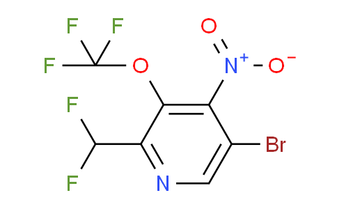 AM185783 | 1806200-03-2 | 5-Bromo-2-(difluoromethyl)-4-nitro-3-(trifluoromethoxy)pyridine