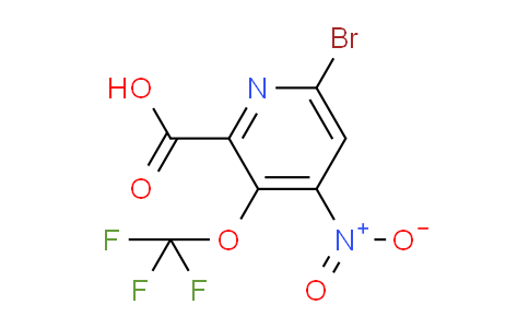 AM185793 | 1804394-24-8 | 6-Bromo-4-nitro-3-(trifluoromethoxy)pyridine-2-carboxylic acid