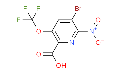 AM185805 | 1806200-60-1 | 3-Bromo-2-nitro-5-(trifluoromethoxy)pyridine-6-carboxylic acid