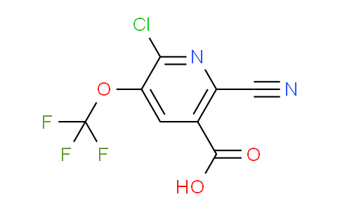 AM185808 | 1804781-12-1 | 2-Chloro-6-cyano-3-(trifluoromethoxy)pyridine-5-carboxylic acid