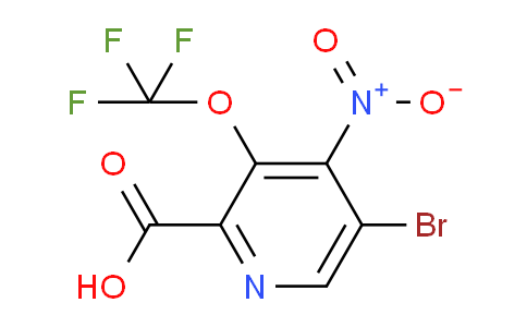 AM185809 | 1804618-18-5 | 5-Bromo-4-nitro-3-(trifluoromethoxy)pyridine-2-carboxylic acid