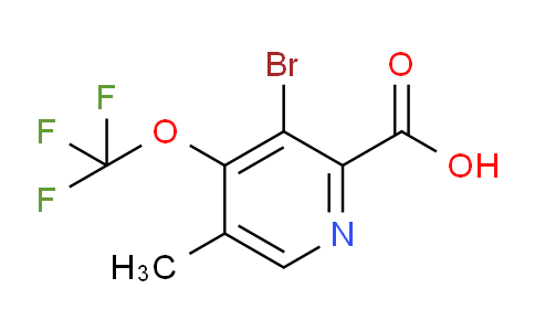 AM185816 | 1806145-41-4 | 3-Bromo-5-methyl-4-(trifluoromethoxy)pyridine-2-carboxylic acid