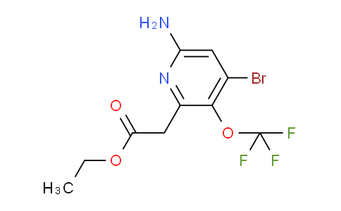 AM18582 | 1804528-15-1 | Ethyl 6-amino-4-bromo-3-(trifluoromethoxy)pyridine-2-acetate