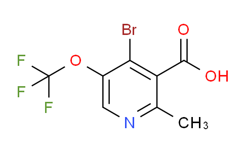 AM185821 | 1804615-12-0 | 4-Bromo-2-methyl-5-(trifluoromethoxy)pyridine-3-carboxylic acid