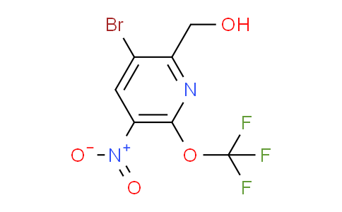 3-Bromo-5-nitro-6-(trifluoromethoxy)pyridine-2-methanol