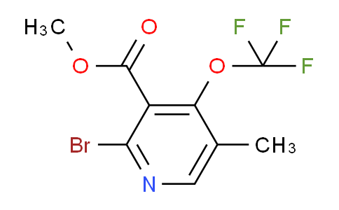 Methyl 2-bromo-5-methyl-4-(trifluoromethoxy)pyridine-3-carboxylate