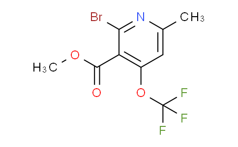 AM185845 | 1804603-57-3 | Methyl 2-bromo-6-methyl-4-(trifluoromethoxy)pyridine-3-carboxylate