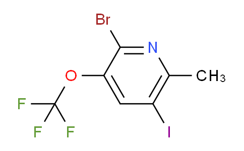 AM185858 | 1804593-56-3 | 2-Bromo-5-iodo-6-methyl-3-(trifluoromethoxy)pyridine