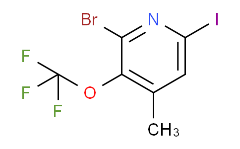 AM185860 | 1806233-57-7 | 2-Bromo-6-iodo-4-methyl-3-(trifluoromethoxy)pyridine