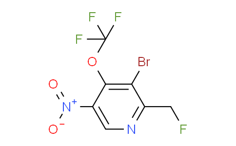 AM185875 | 1803915-04-9 | 3-Bromo-2-(fluoromethyl)-5-nitro-4-(trifluoromethoxy)pyridine