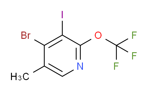 AM185882 | 1804448-96-1 | 4-Bromo-3-iodo-5-methyl-2-(trifluoromethoxy)pyridine