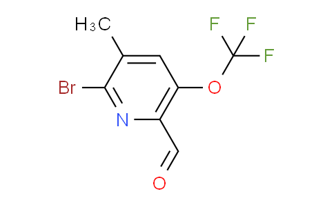 AM185889 | 1804581-28-9 | 2-Bromo-3-methyl-5-(trifluoromethoxy)pyridine-6-carboxaldehyde