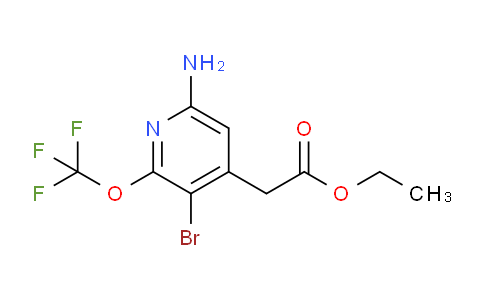 AM18589 | 1804528-20-8 | Ethyl 6-amino-3-bromo-2-(trifluoromethoxy)pyridine-4-acetate