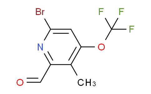 6-Bromo-3-methyl-4-(trifluoromethoxy)pyridine-2-carboxaldehyde
