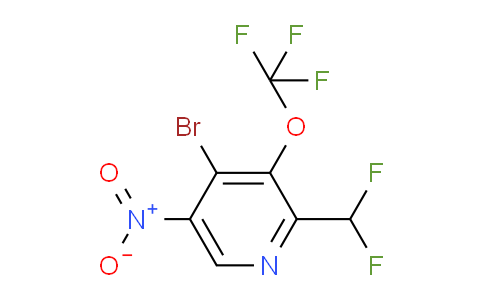 AM185899 | 1803998-97-1 | 4-Bromo-2-(difluoromethyl)-5-nitro-3-(trifluoromethoxy)pyridine