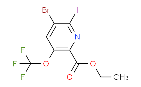 AM185902 | 1803990-46-6 | Ethyl 3-bromo-2-iodo-5-(trifluoromethoxy)pyridine-6-carboxylate