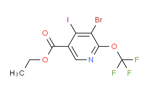 AM185907 | 1803949-33-8 | Ethyl 3-bromo-4-iodo-2-(trifluoromethoxy)pyridine-5-carboxylate