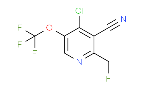AM185915 | 1804616-66-7 | 4-Chloro-3-cyano-2-(fluoromethyl)-5-(trifluoromethoxy)pyridine