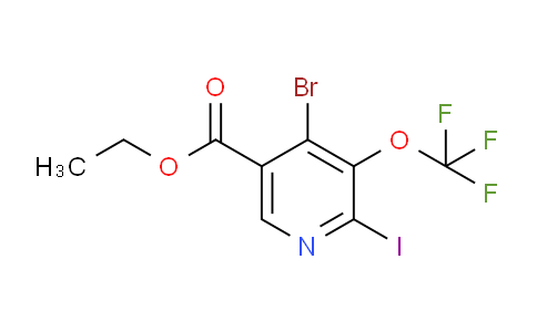 AM185916 | 1804581-45-0 | Ethyl 4-bromo-2-iodo-3-(trifluoromethoxy)pyridine-5-carboxylate